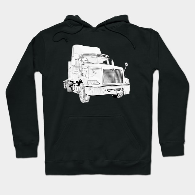 Classic International 9200i Eagle truck Hoodie by soitwouldseem